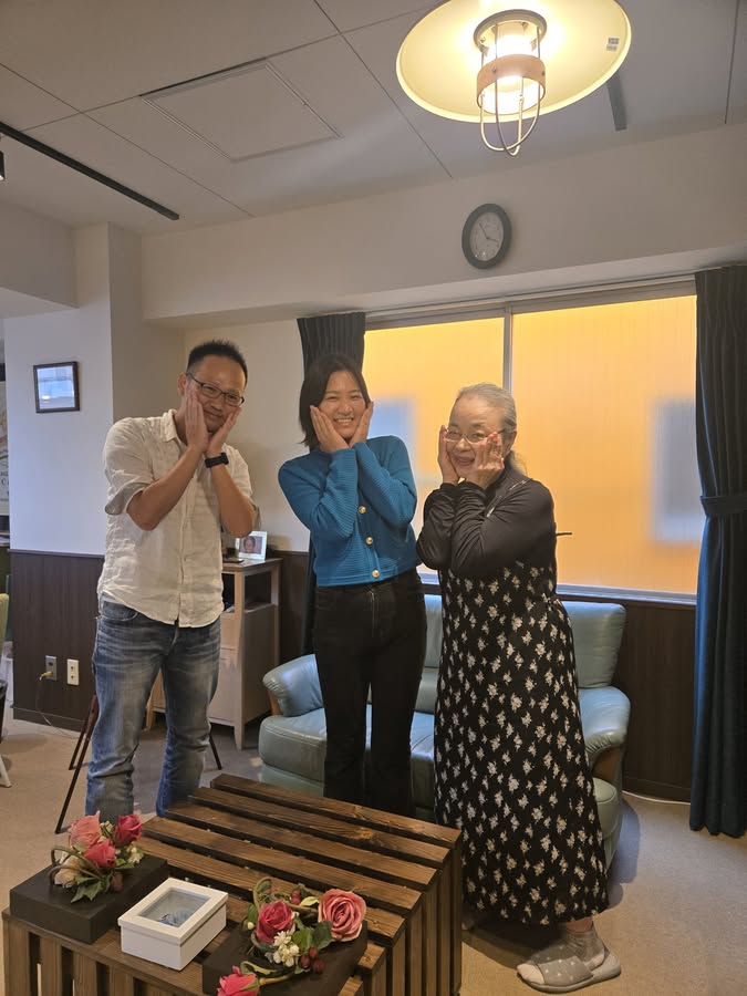 岡本くんが長崎から挨拶にきてくれました!